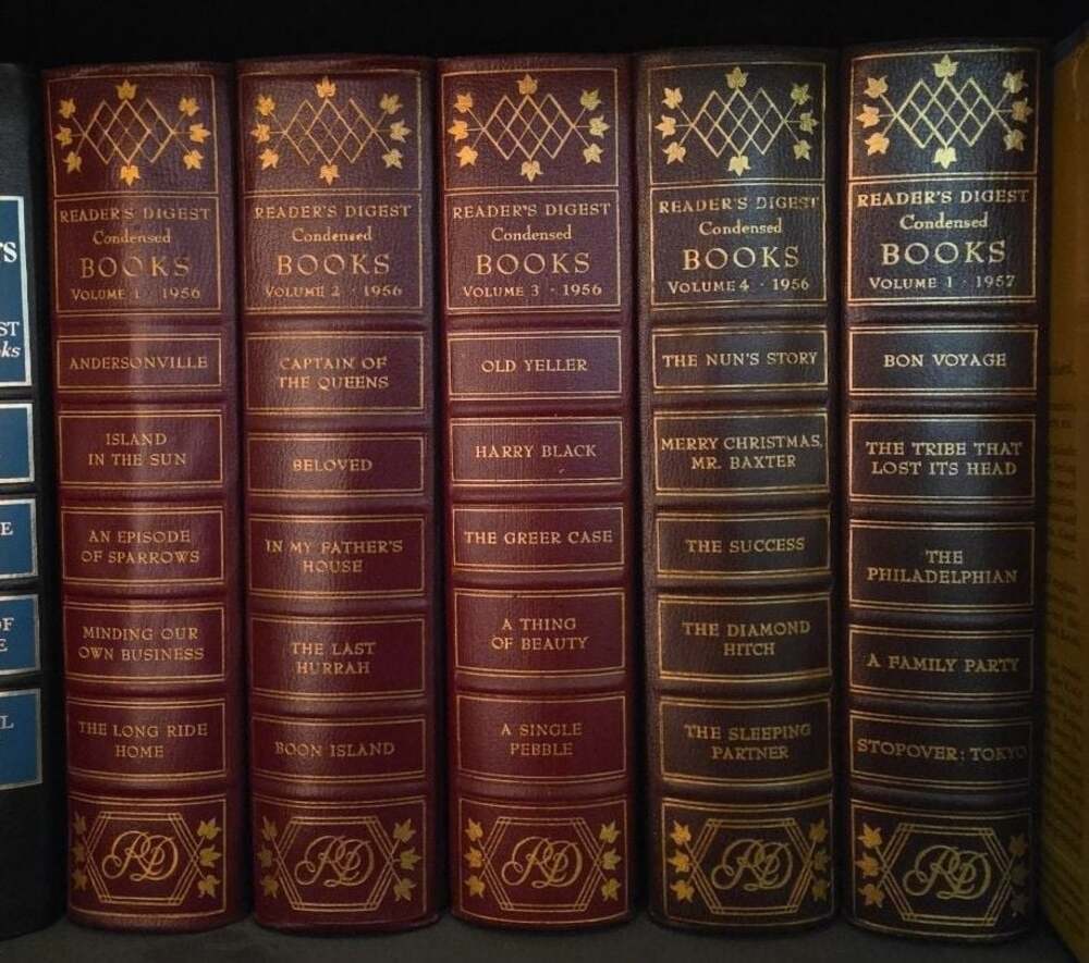 Reader's Digest Condensed Books Lot - 1956-1957 Volumes